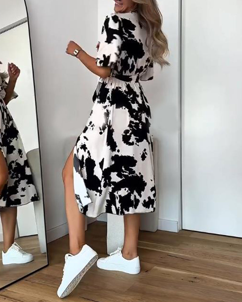 Fashionable Sexy Slit Dress