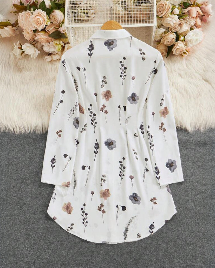 Fashion Print Fitted Dress