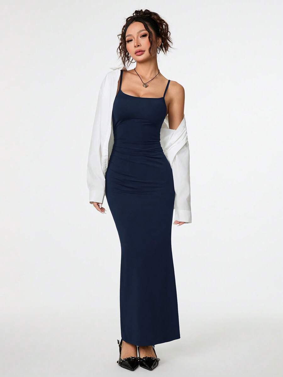 Vestido largo ajustado