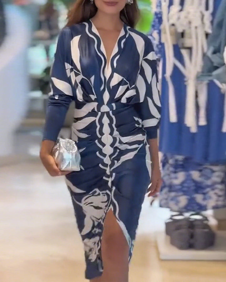 Sexy V-Neck Elegant Dress
