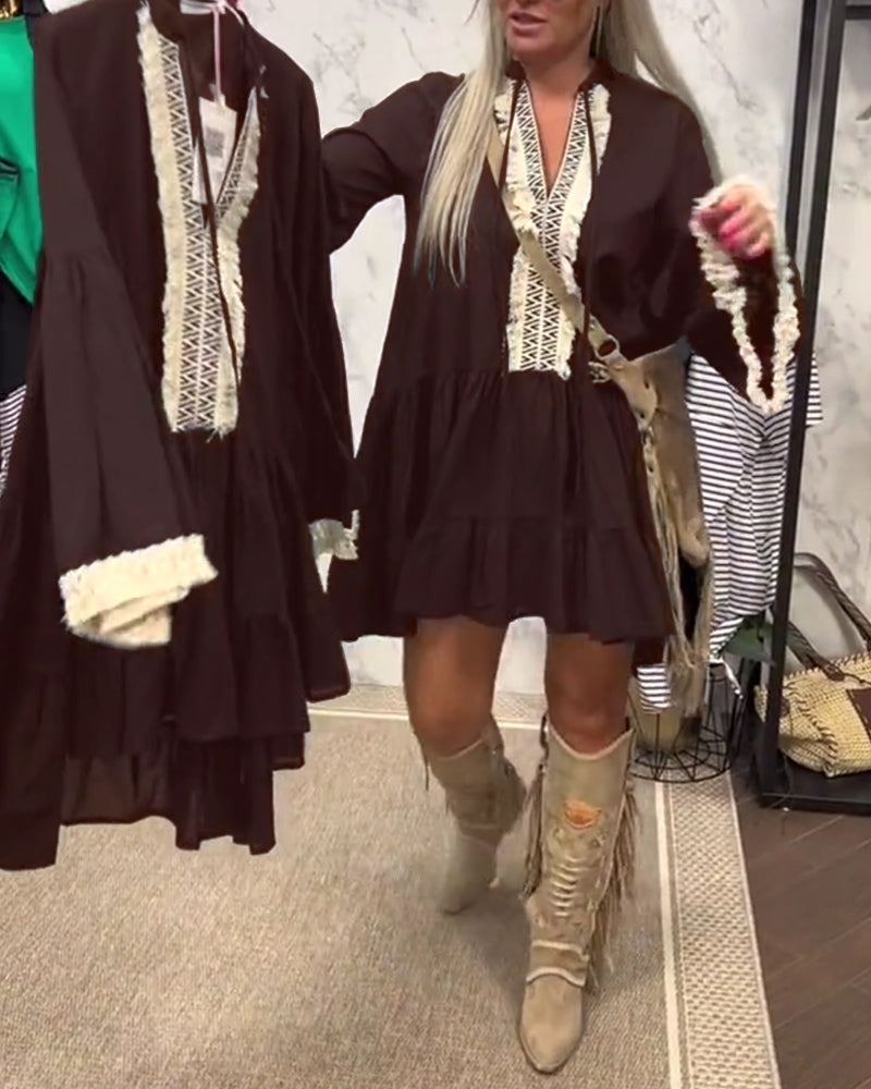 Loose Bohemian Holiday Dress