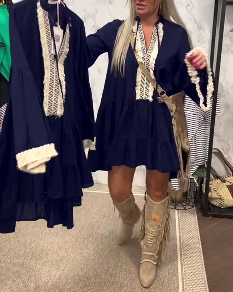 Loose Bohemian Holiday Dress