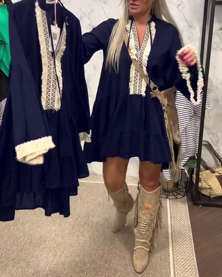 Loose Bohemian Holiday Dress