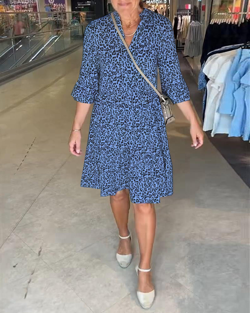 Leopard Print Dress