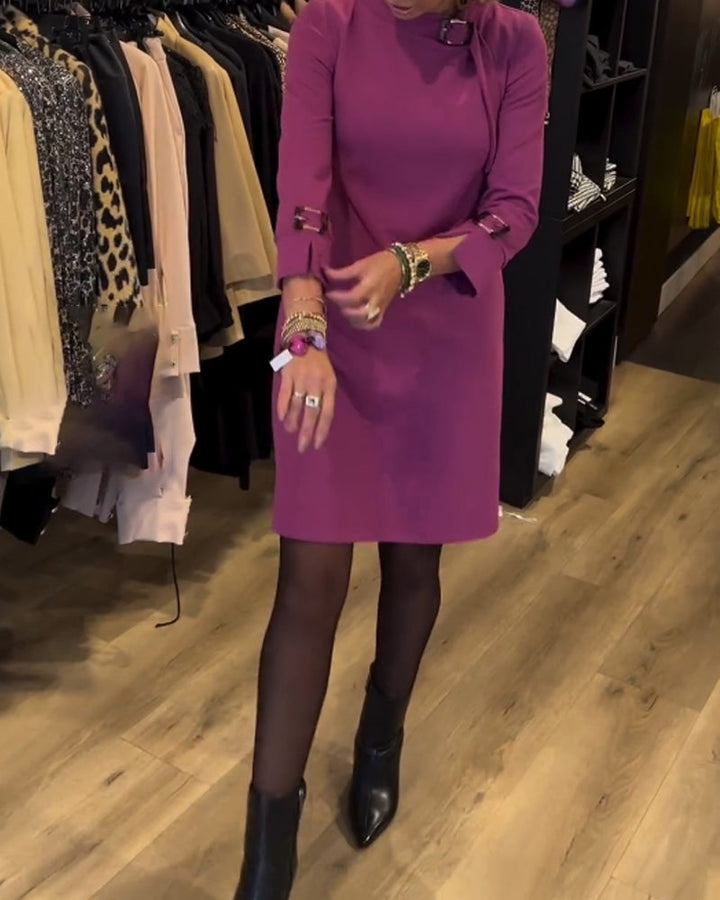 Elegant Round Neck Dress