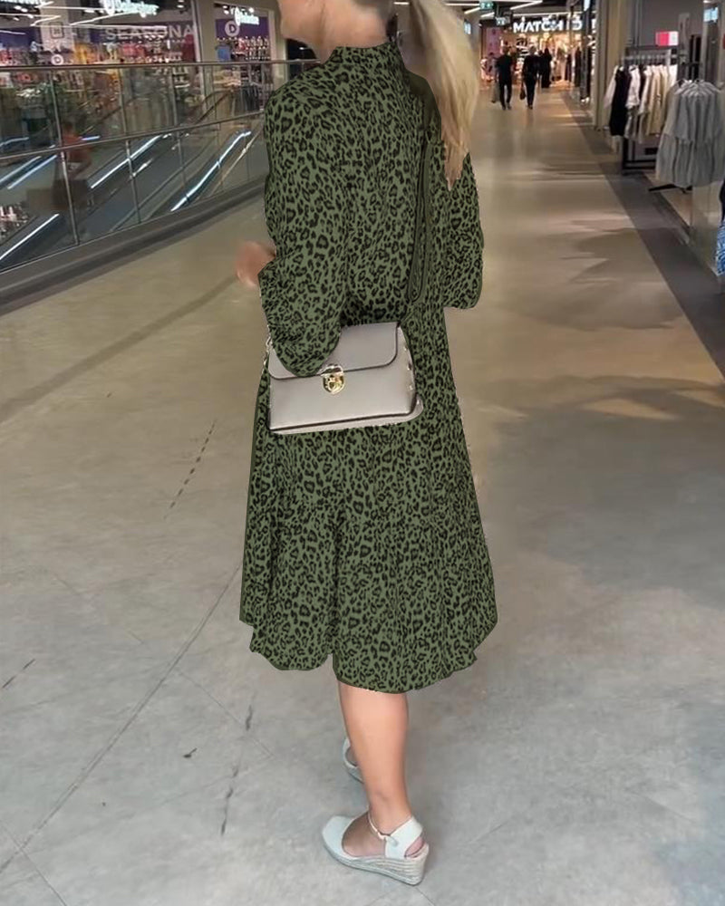 Leopard Print Dress