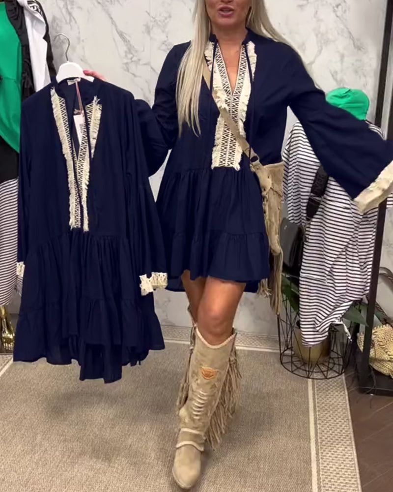 Loose Bohemian Holiday Dress