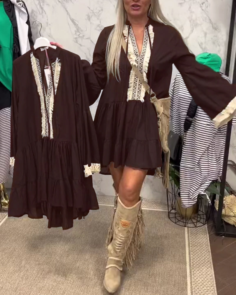 Loose Bohemian Holiday Dress