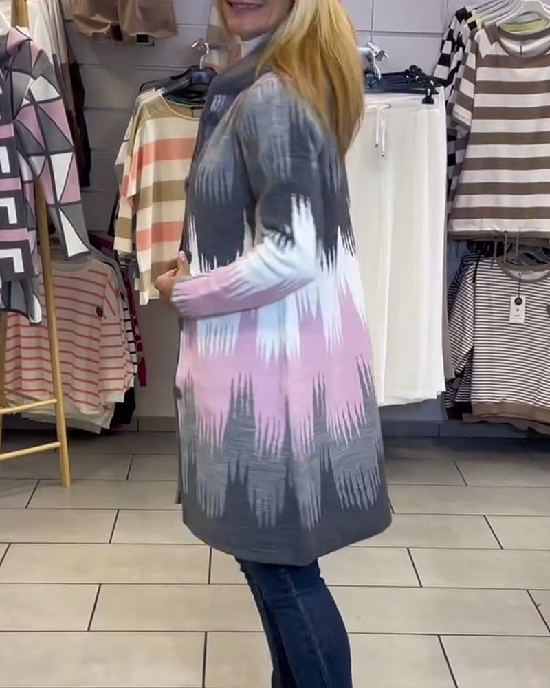Fashionable Street Long-Sleeved Cardigan