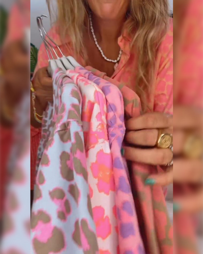 Fashionable Leopard Print Jumpsuit
