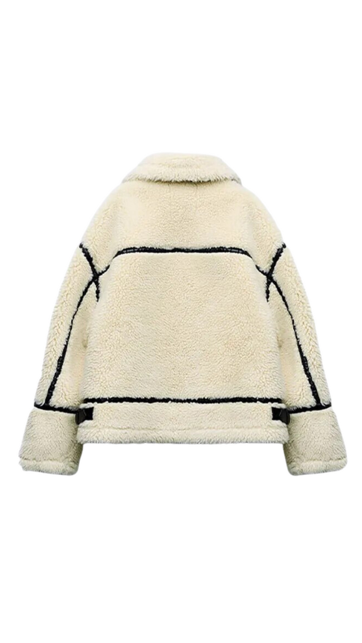 Valencia Faux Wool Plush Coat