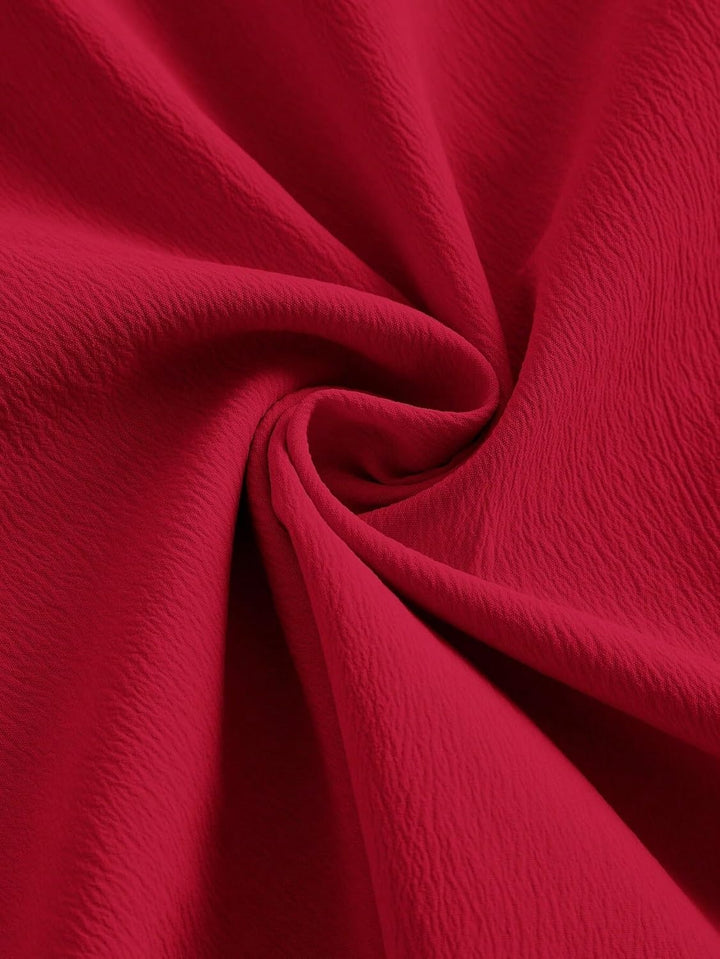 Vestido largo rojo con encanto elegante