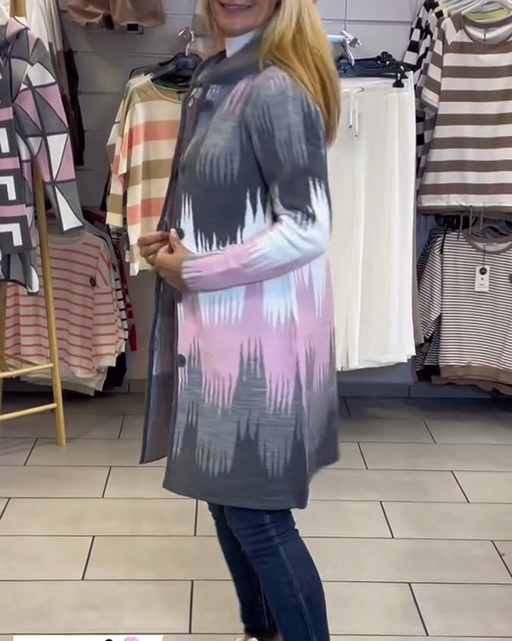 Fashionable Street Long-Sleeved Cardigan