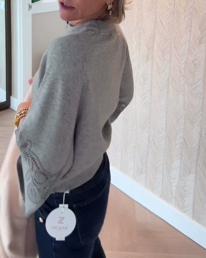 Turtleneck Three-Quarter Sleeve Jumper
