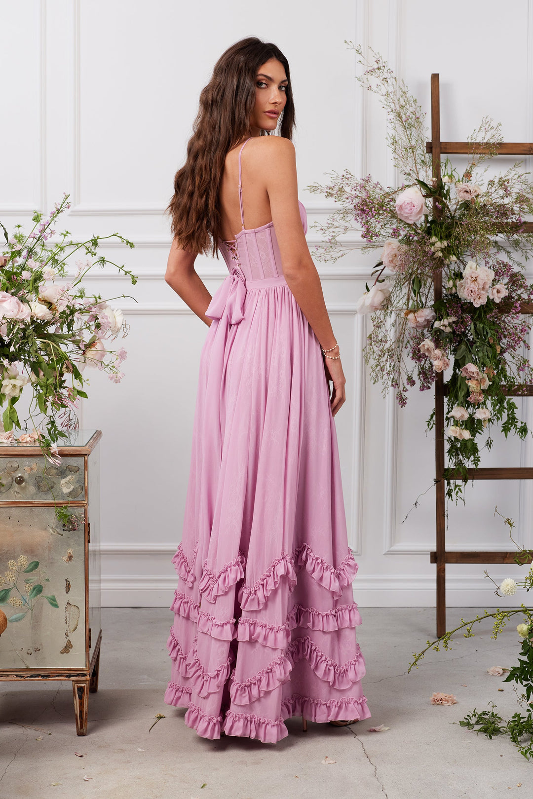 Vestido lencero de satén