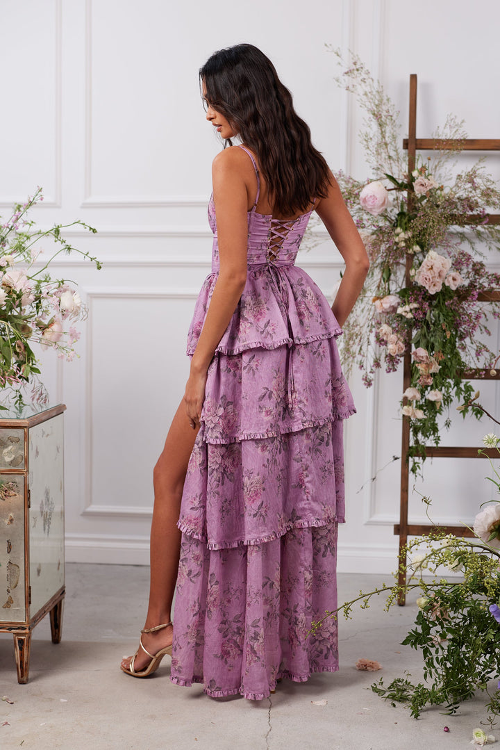 Vestido largo romántico