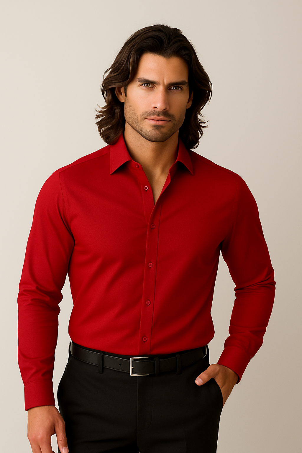 Camisa Elastech resistente a las arrugas