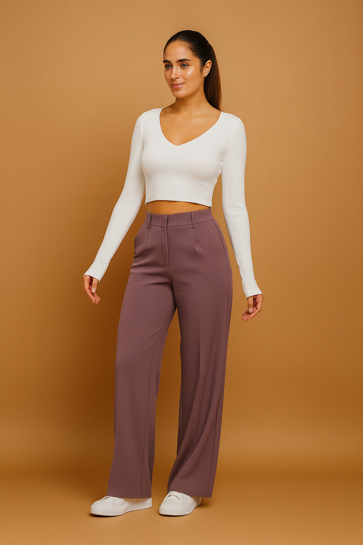 Sarah - Straight Work Pants