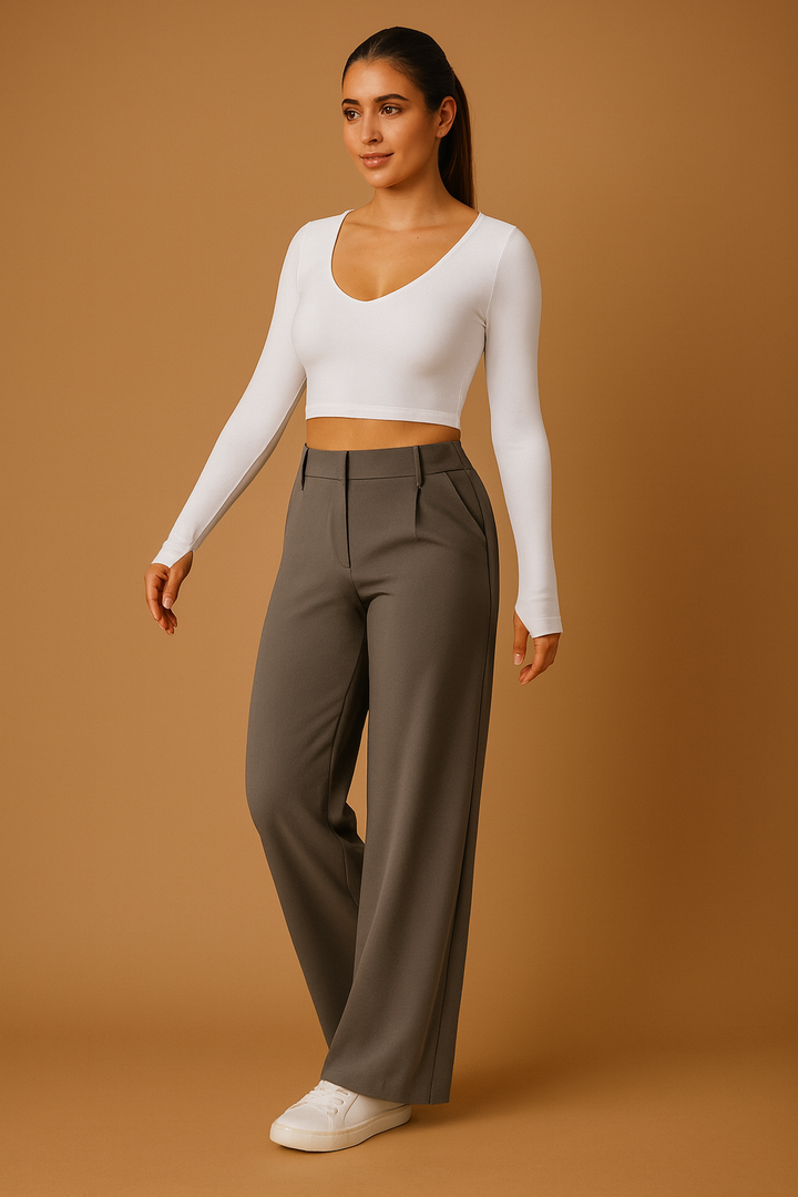 Sarah - Straight Work Pants