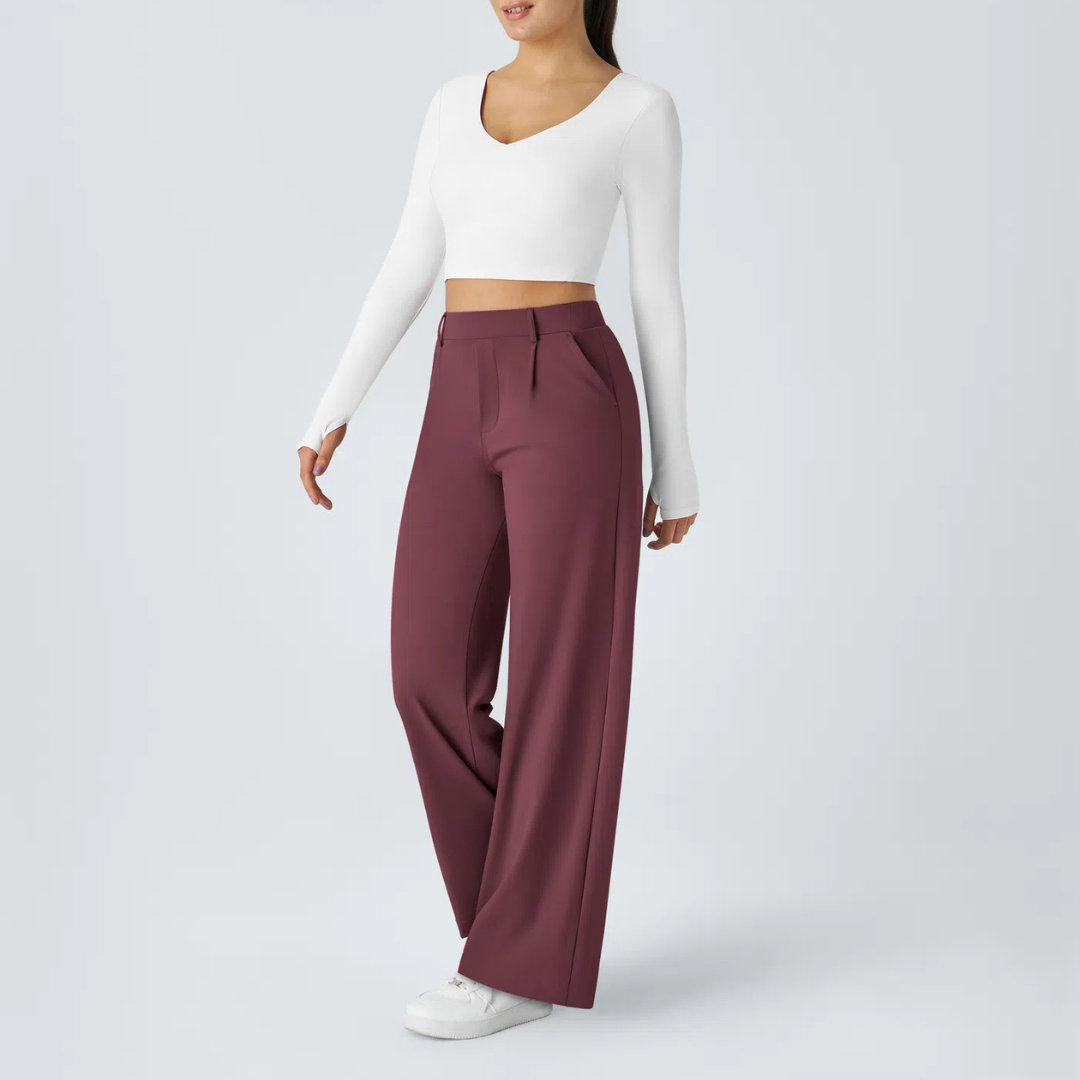 Sarah - Straight Work Pants