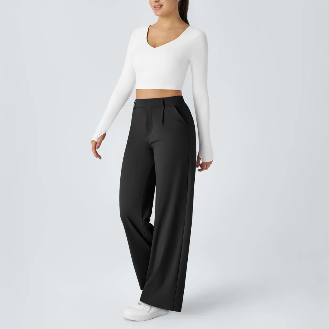 Sarah - Straight Work Pants