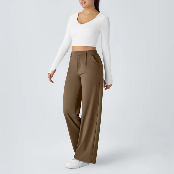 Sarah - Straight Work Pants