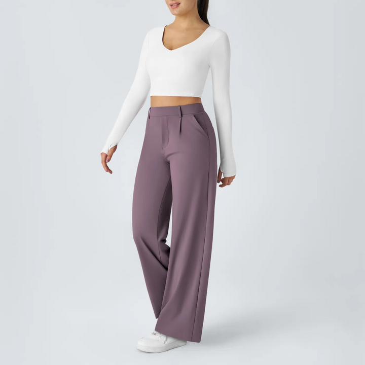 Sarah - Straight Work Pants