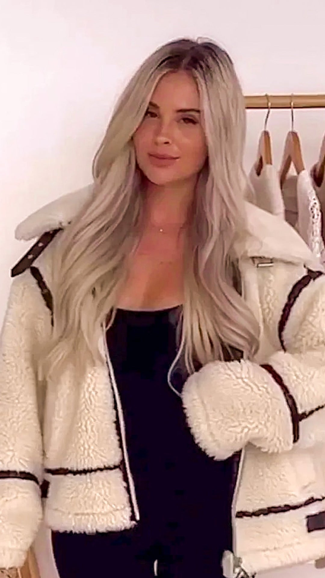 Valencia Faux Wool Plush Coat
