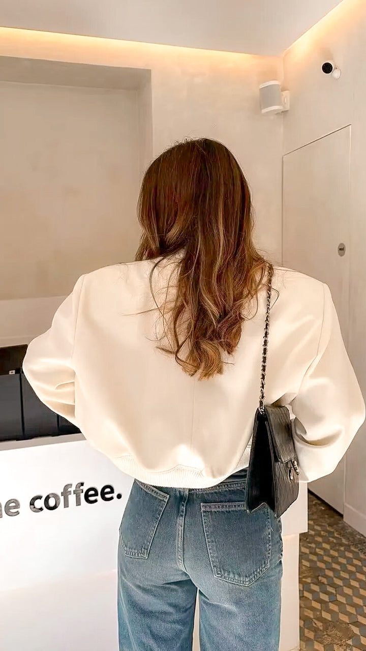 Rhea Button Down Bomber Jacket