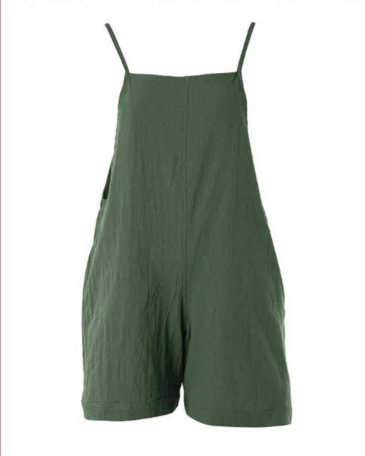 Casual style overalls jumpsuit