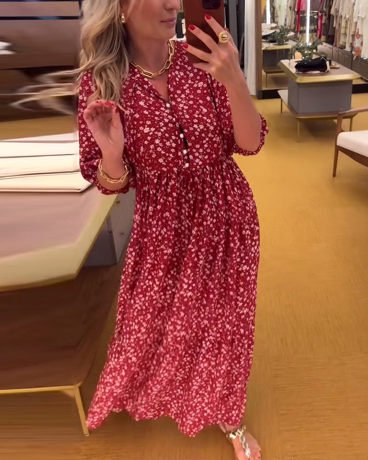 Elegant And Fashionable Printed Dress