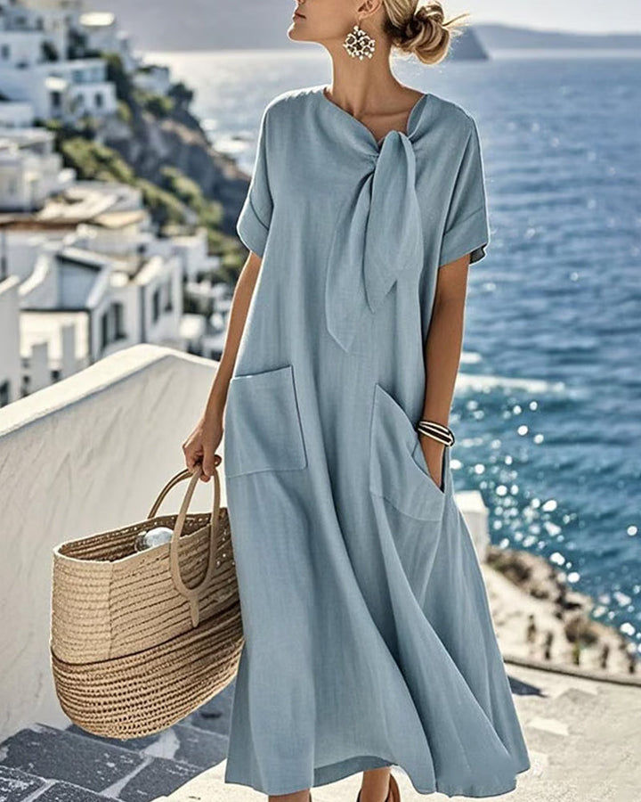 Loose Dress Suitable for Both Casual Wear and Vacation