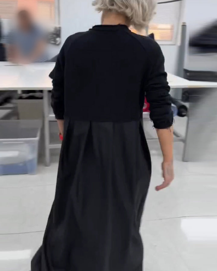 Maxi Solid Color Casual Dress