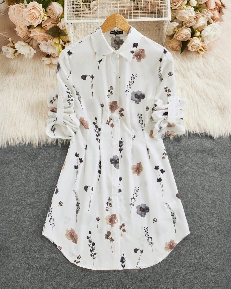 Fashion Print Fitted Dress