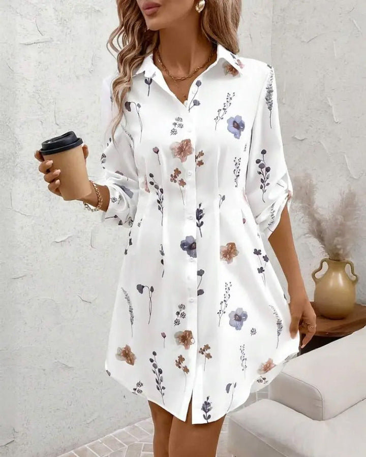 Fashion Print Fitted Dress