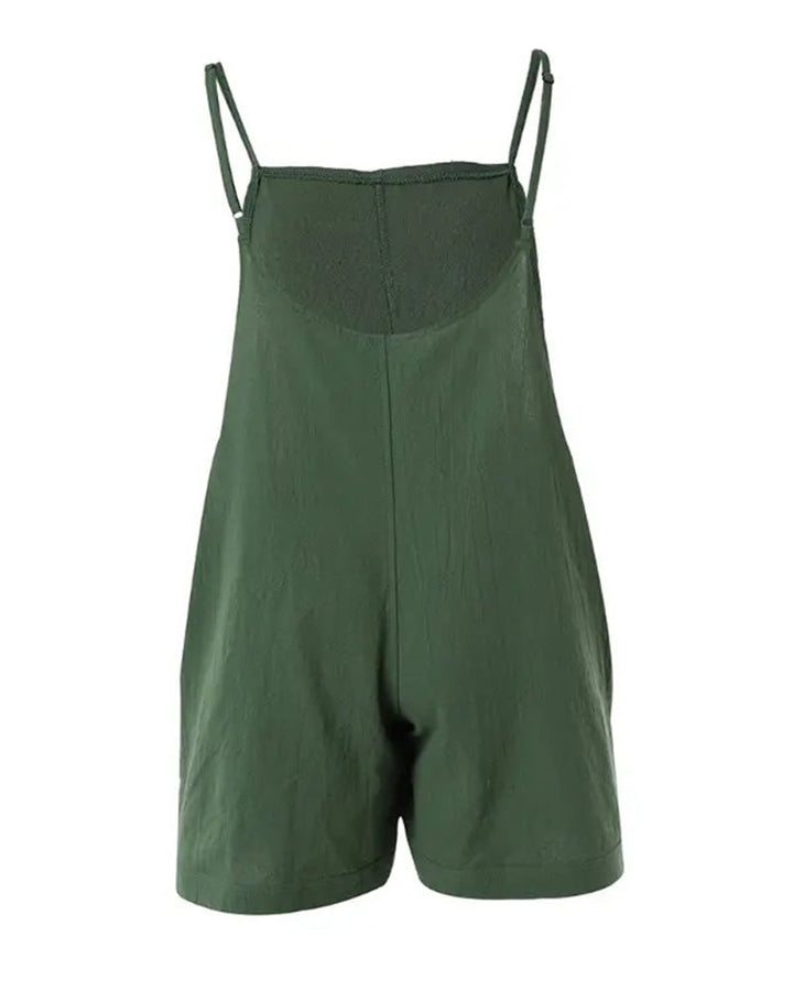 Casual style overalls jumpsuit