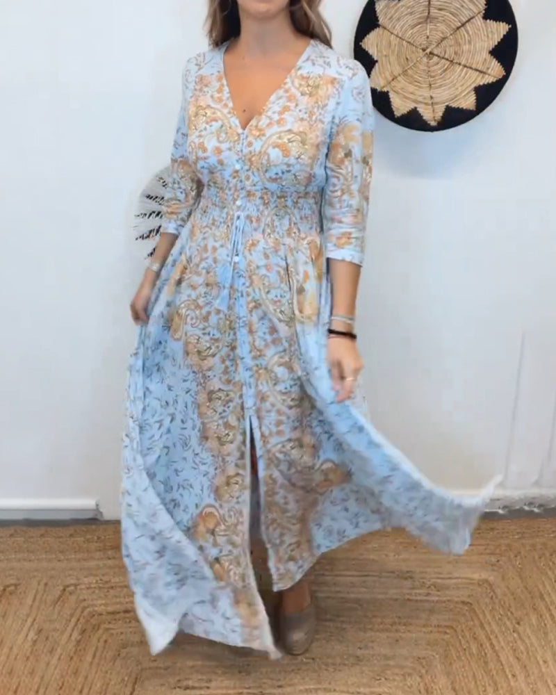 Women's Elegant commuter long dress