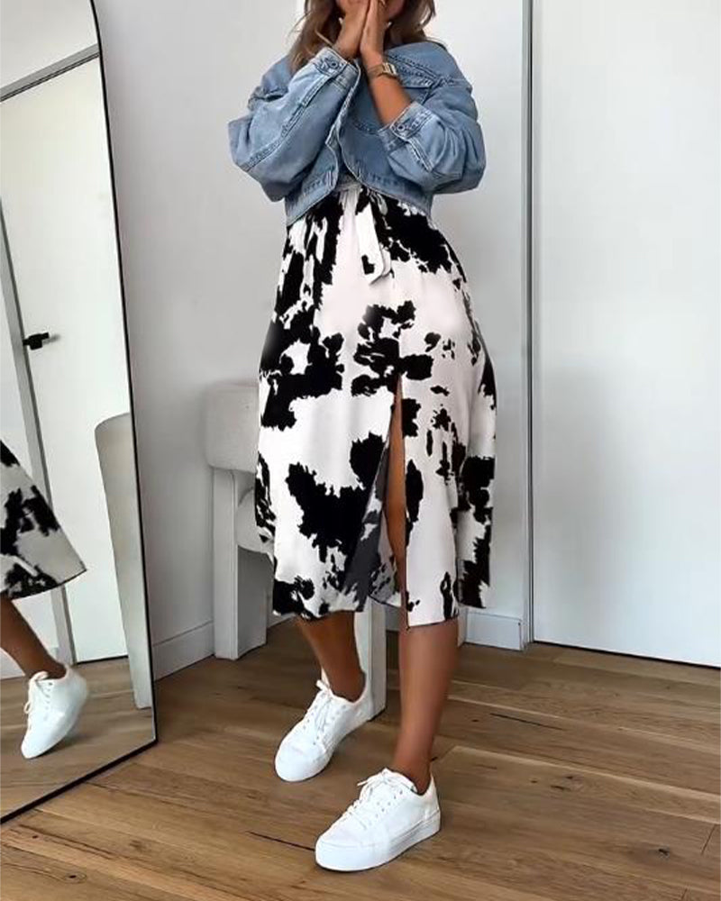 Fashionable Sexy Slit Dress