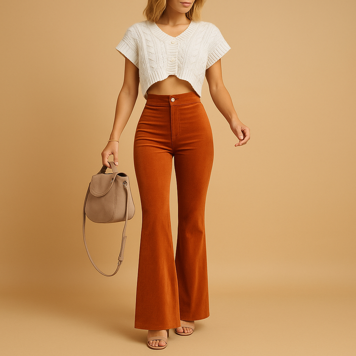 Vintage Flair Corduroy Trousers
