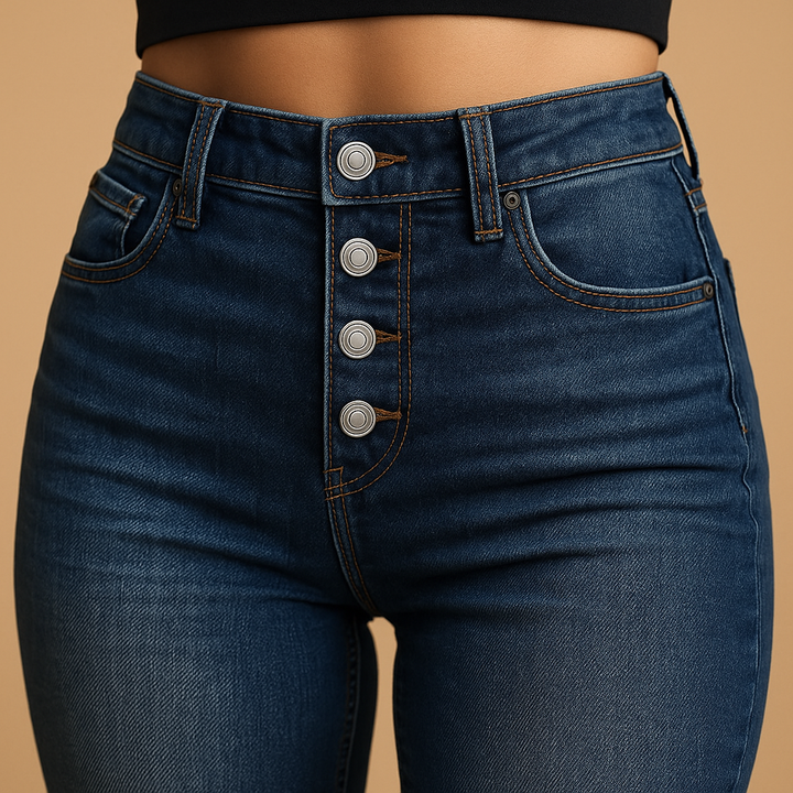 Relaxed High-Waist Denim