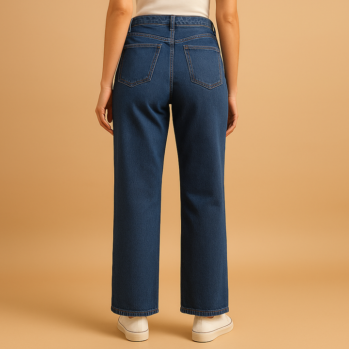 Relaxed High-Waist Denim