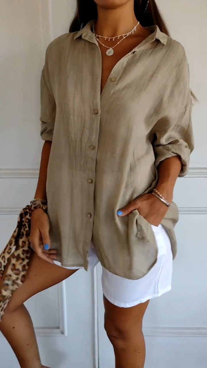 Camisa ligera con botones