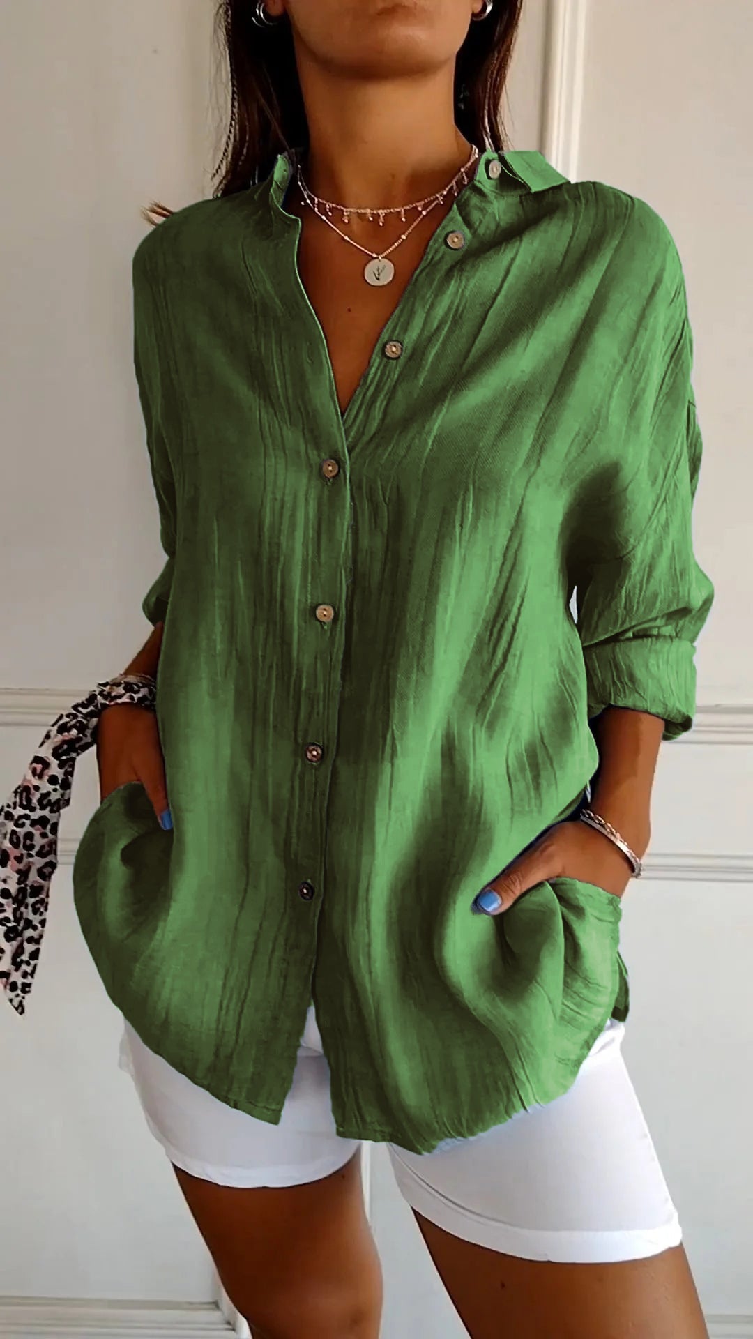 Camisa ligera con botones