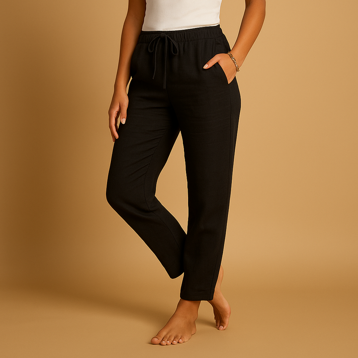 Lightweight Elastic Waist Pants