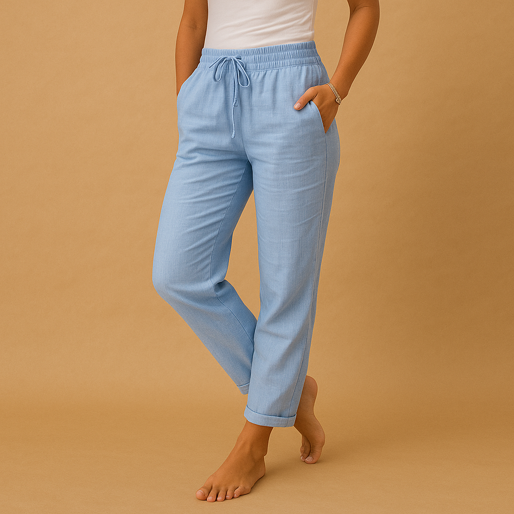 Lightweight Elastic Waist Pants