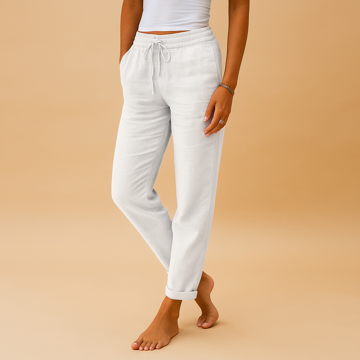 Lightweight Elastic Waist Pants