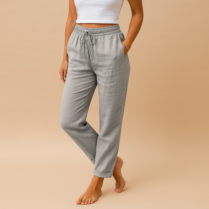 Lightweight Elastic Waist Pants