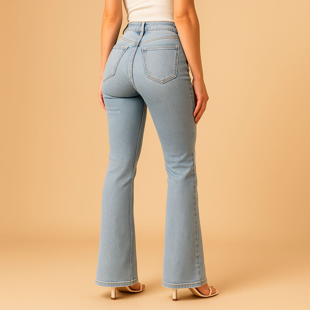 Elegant High-Waist Flares.