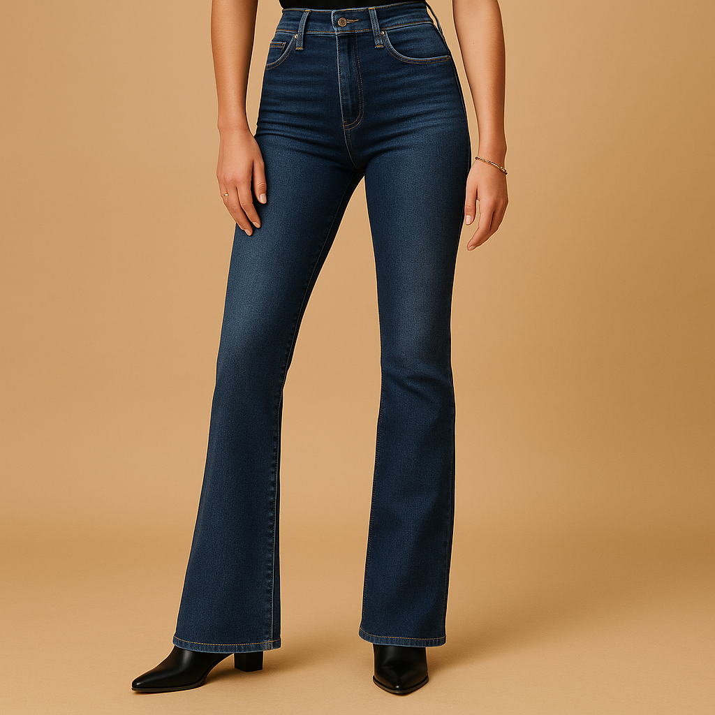 Elegant High-Waist Flares.