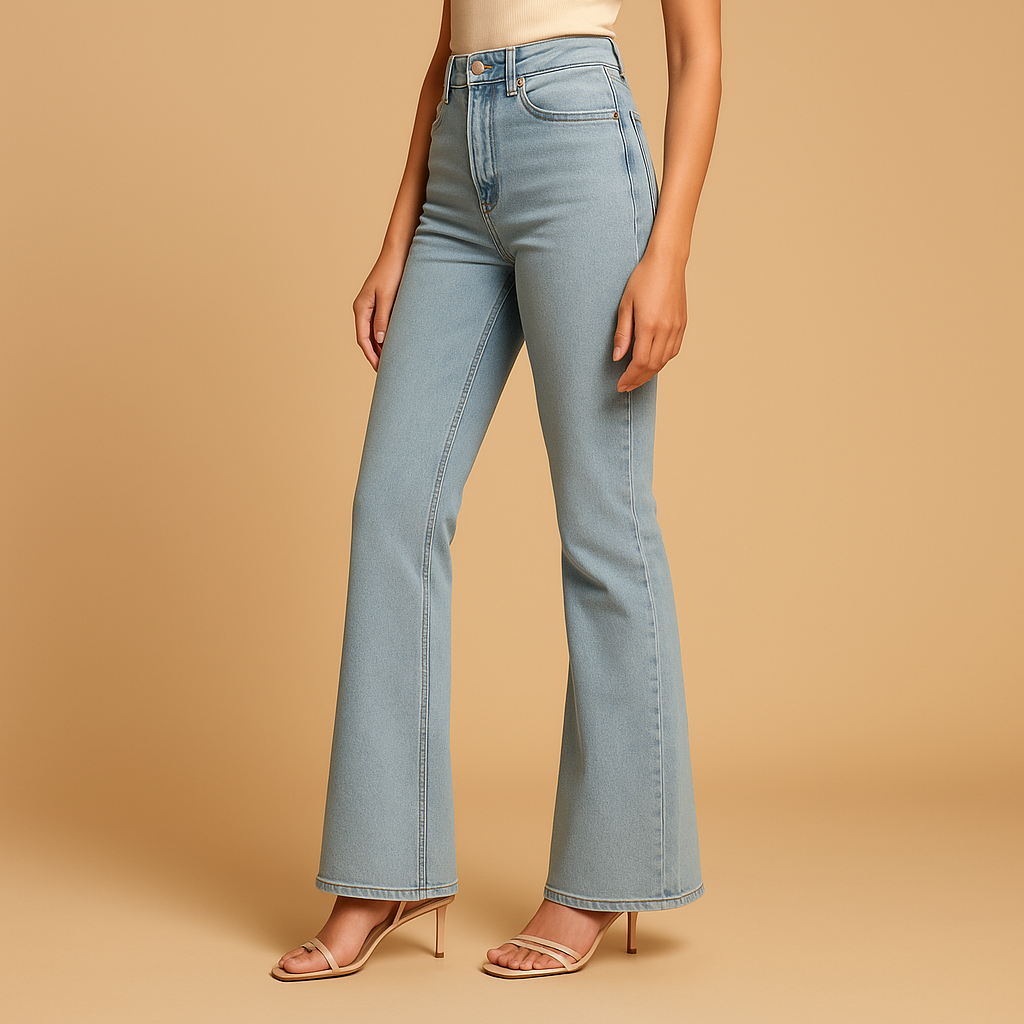 Elegant High-Waist Flares.